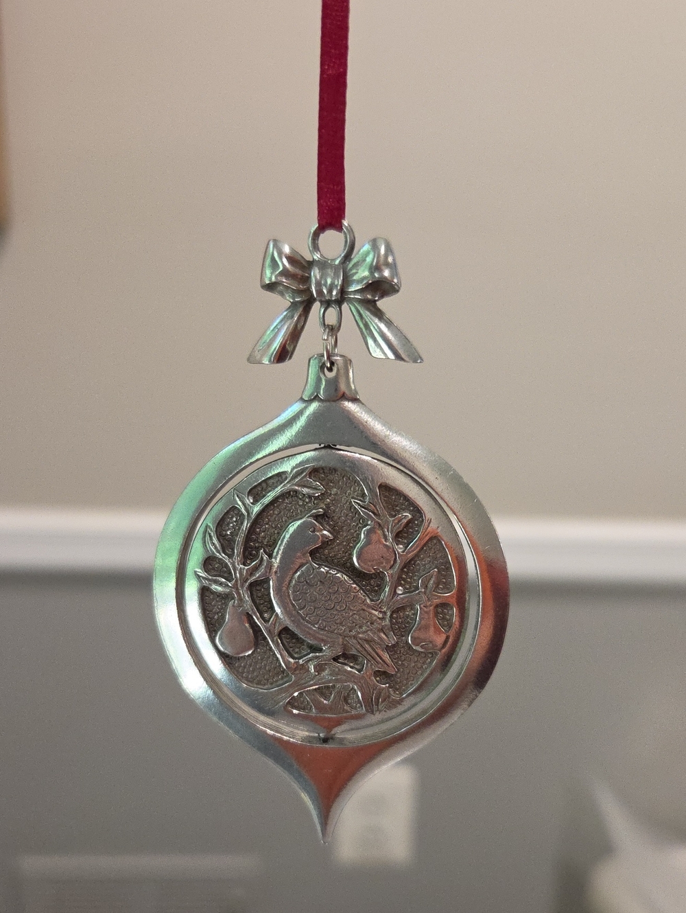 Danforth Pewter Partridge In A Pear Tree Twelve Days Of Christmas Ornament